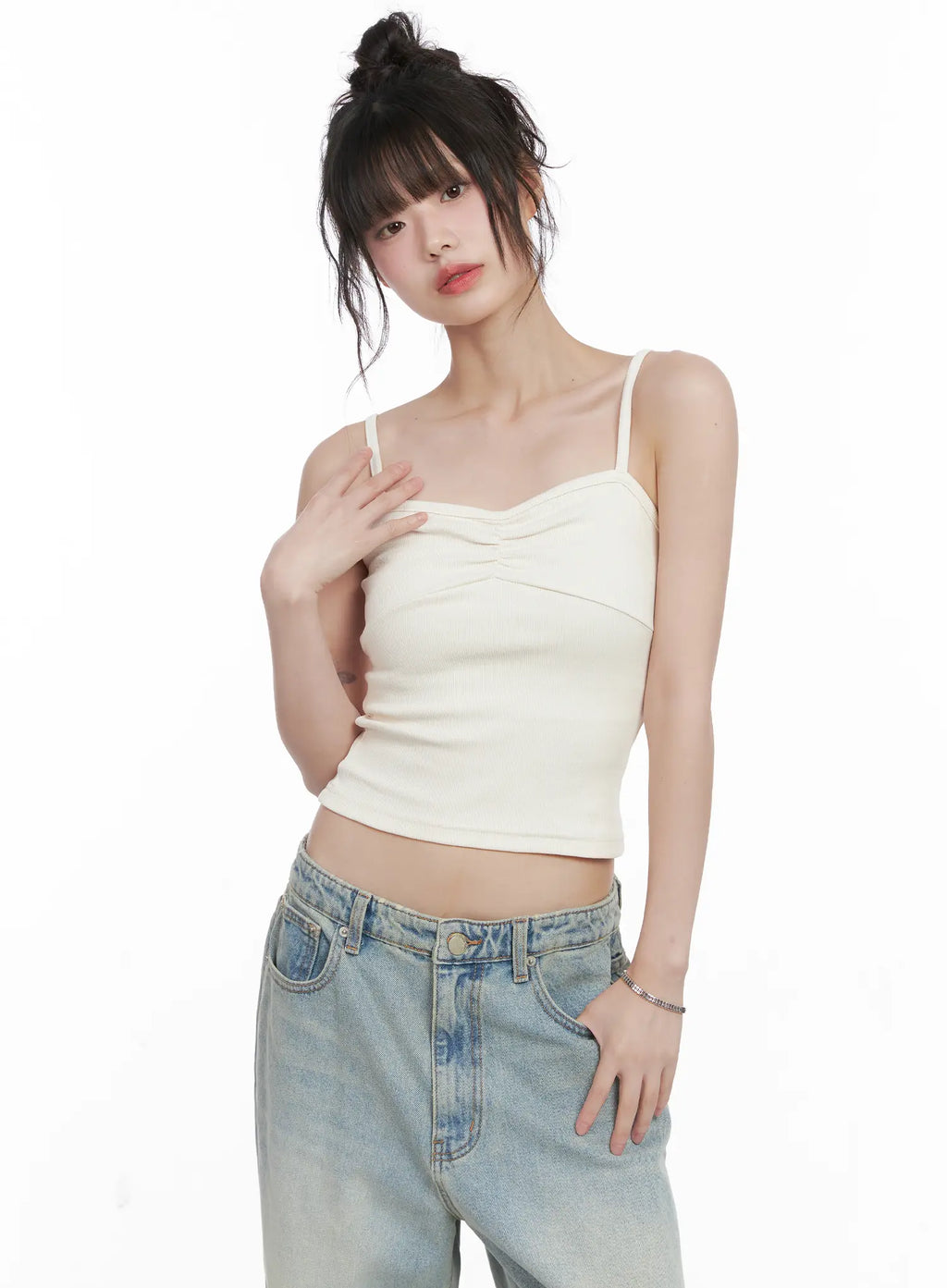 Ribbed Crop Tank Top CG519