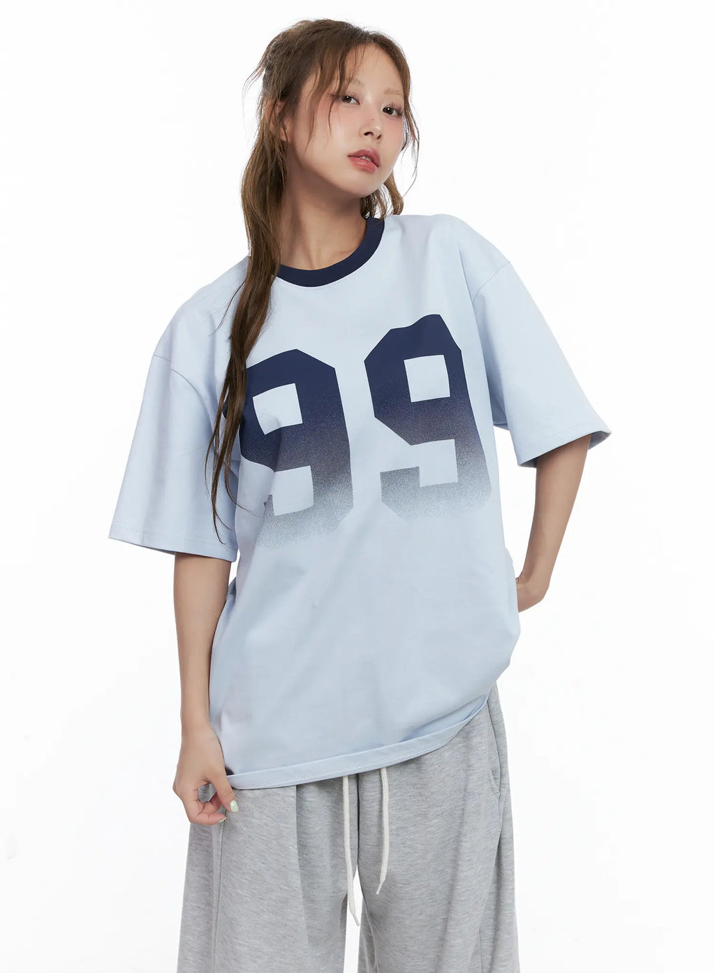 Oversized Graphic Tee CL514