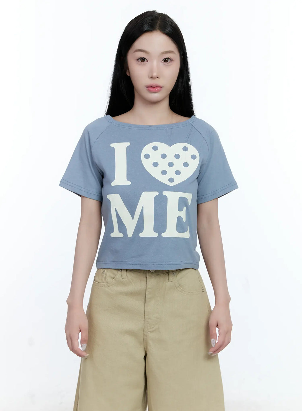 Casual "I Love Me" Graphic Tee CG501