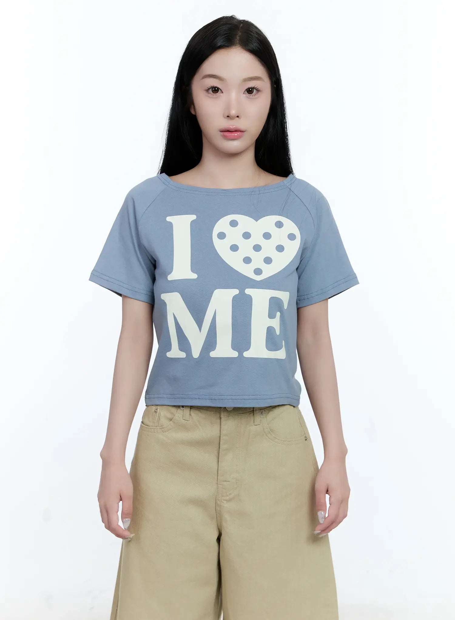 Casual "I Love Me" Graphic Tee CG501