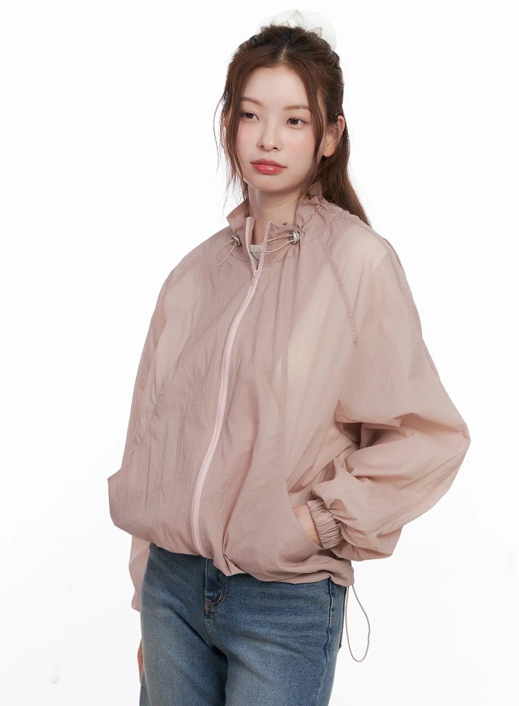 Lightweight Sheer Windbreaker Jacket CG520