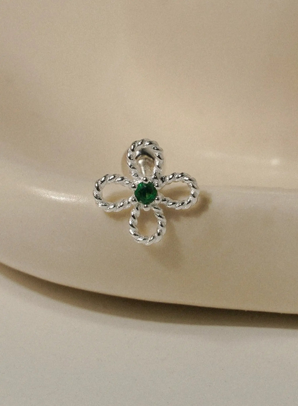 Lessing Woven Bloom Piercing (1pc) IU506