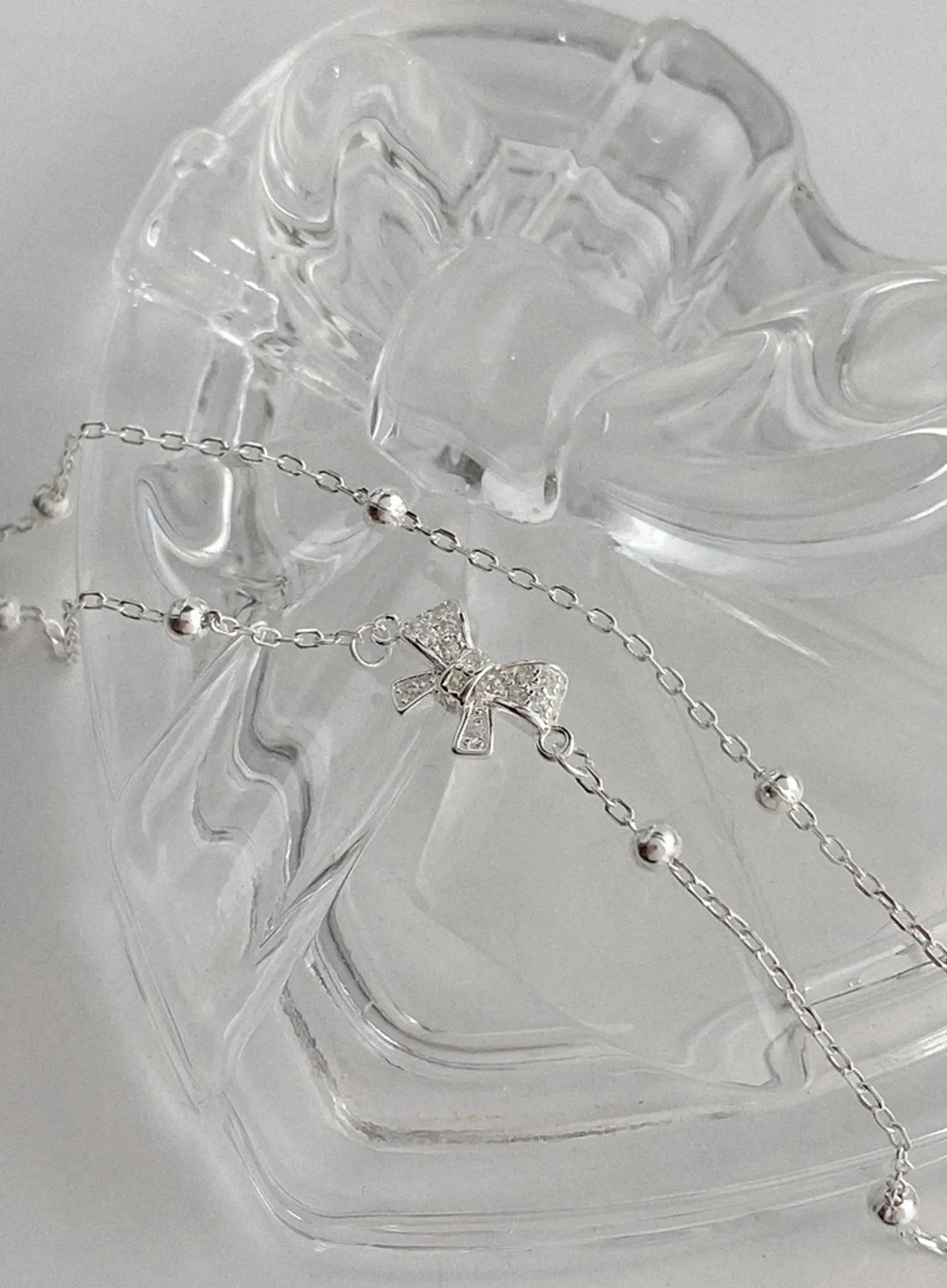 Highsmith Ribbon Accent Chain Bracelet IU506