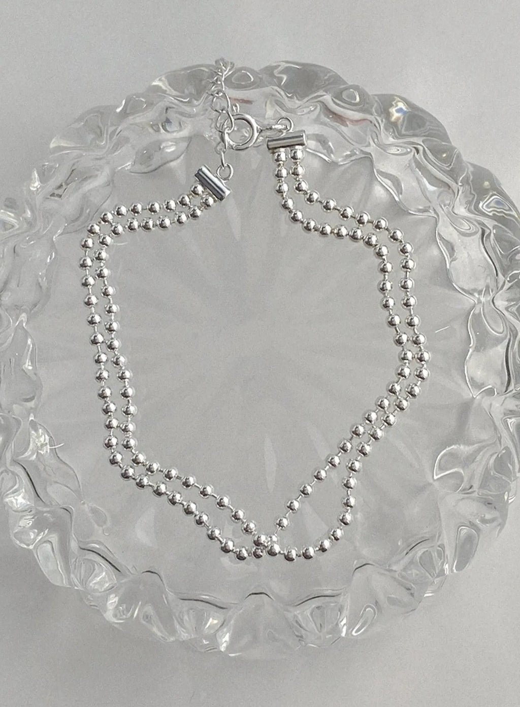 Lispector Double Curve Chain Bracelet IU506