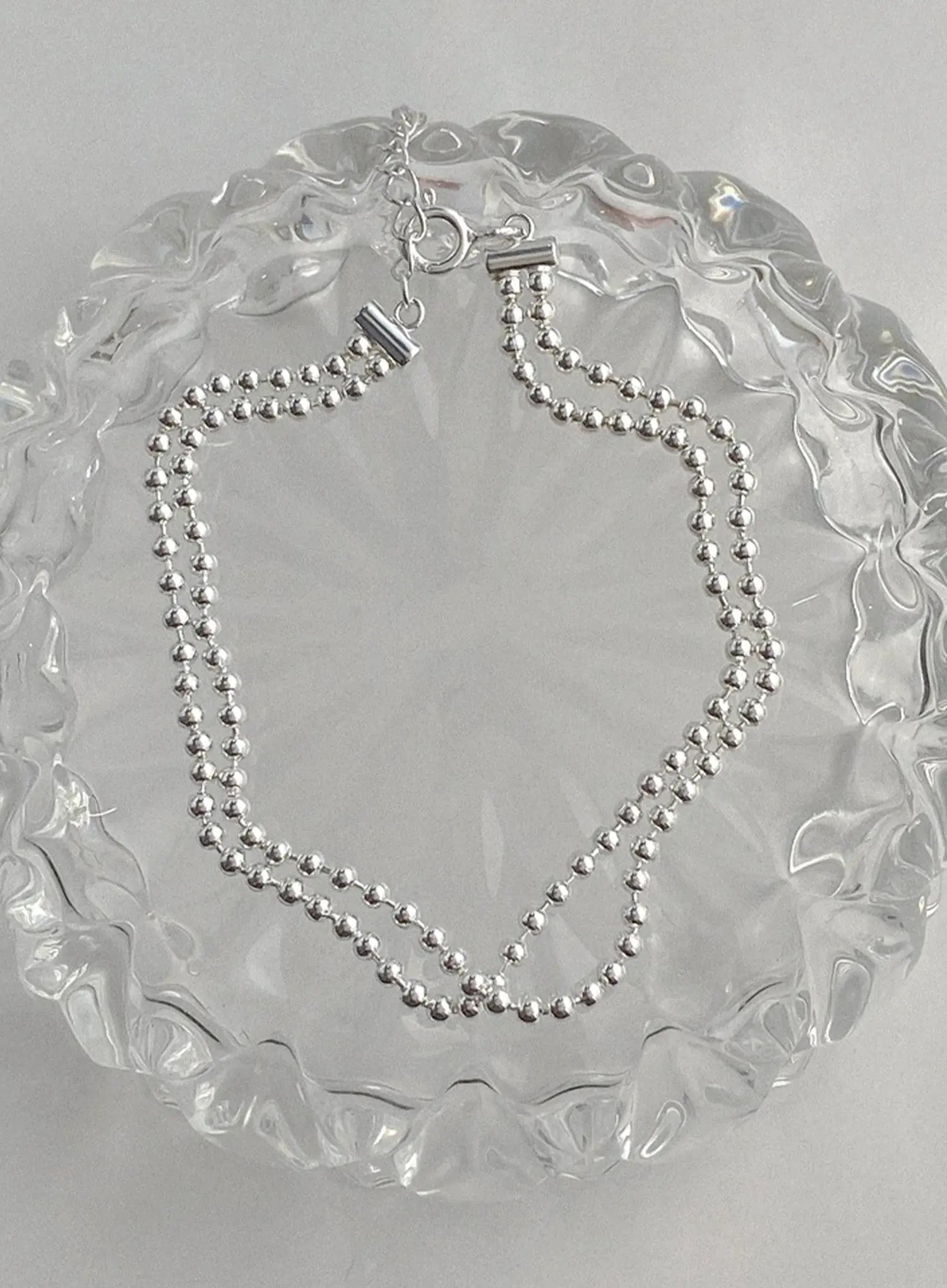 Lispector Double Curve Chain Bracelet IU506