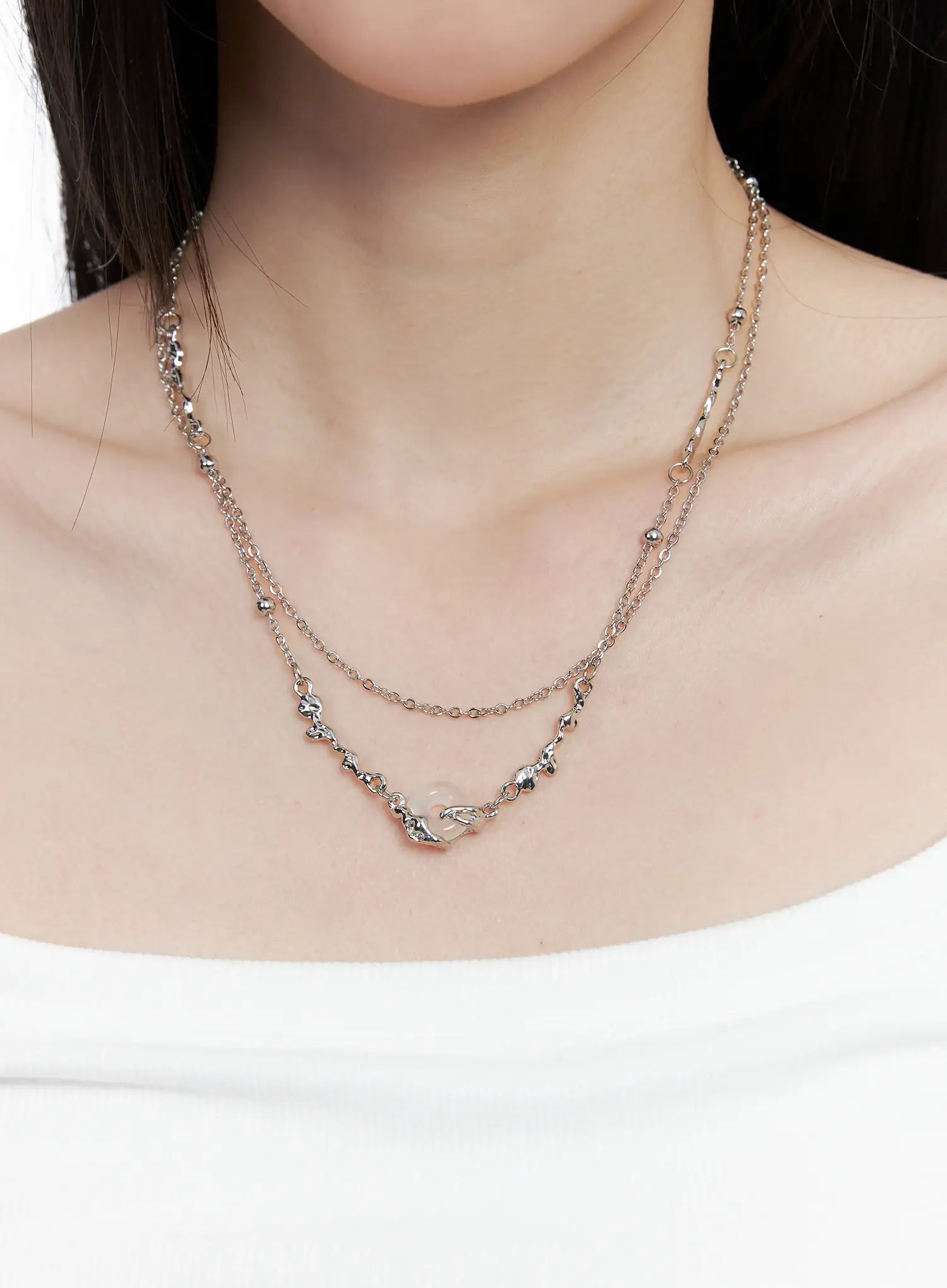 Donut Pendant Necklace CO503