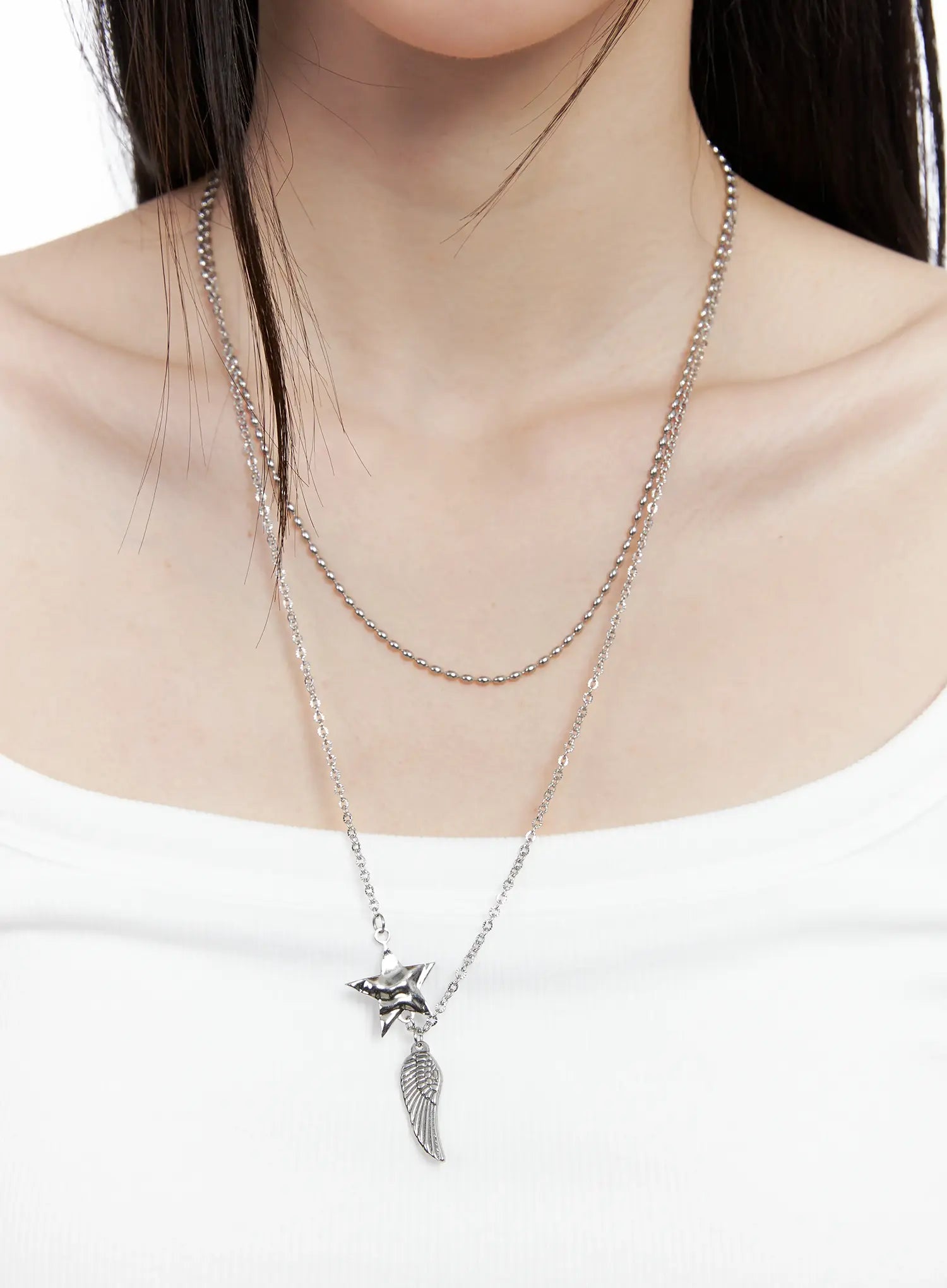 Wing Star Necklace CO503