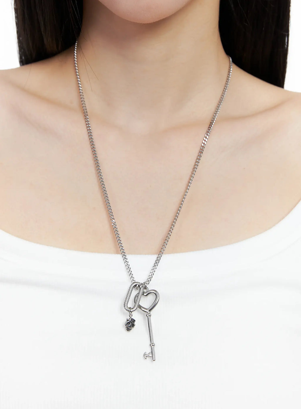 Heart Key Necklace CO503