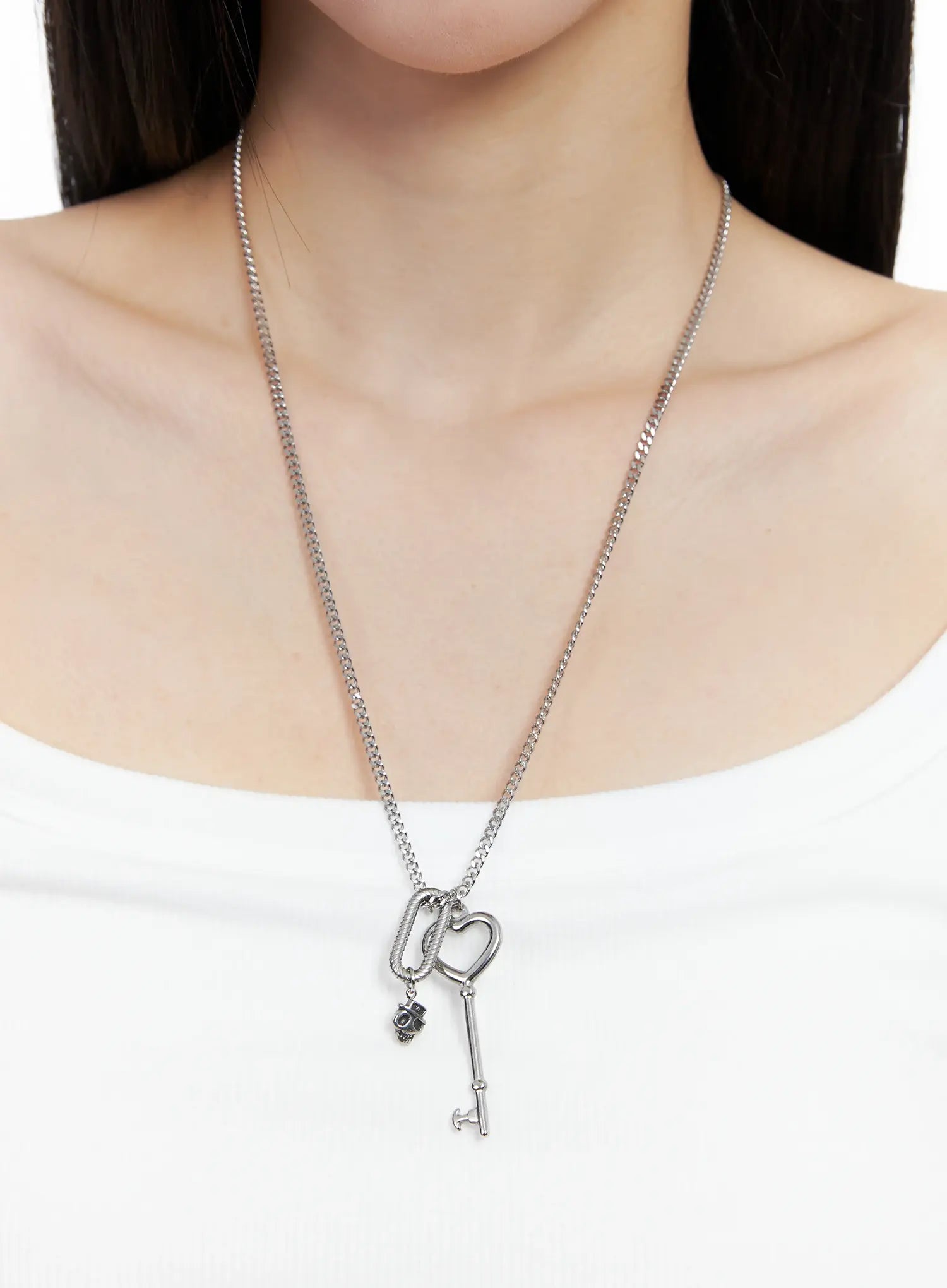Heart Key Necklace CO503
