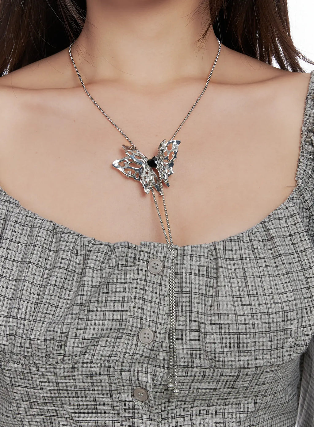 Orien Butterfly Pendant Necklace CS503