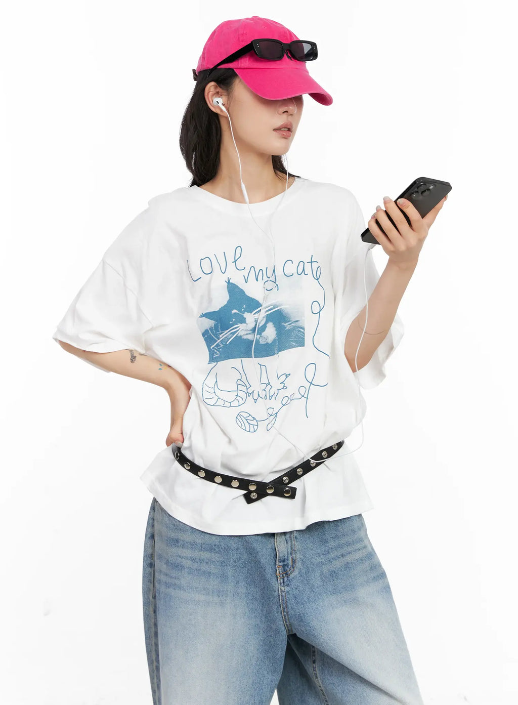 Oversized Graphic Tee CL528