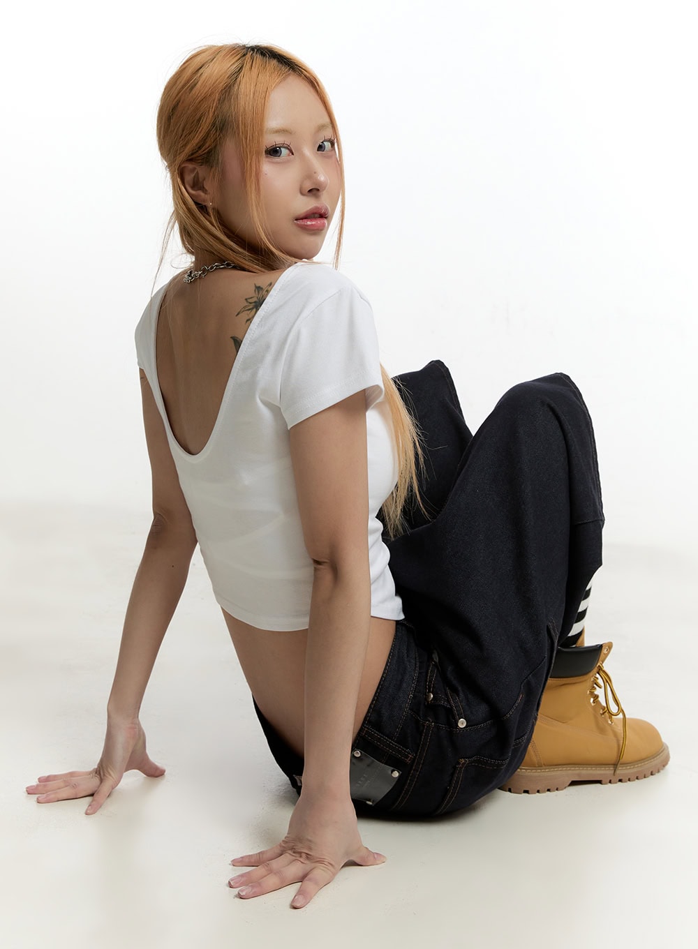 Essential Backless Crop Top CY501