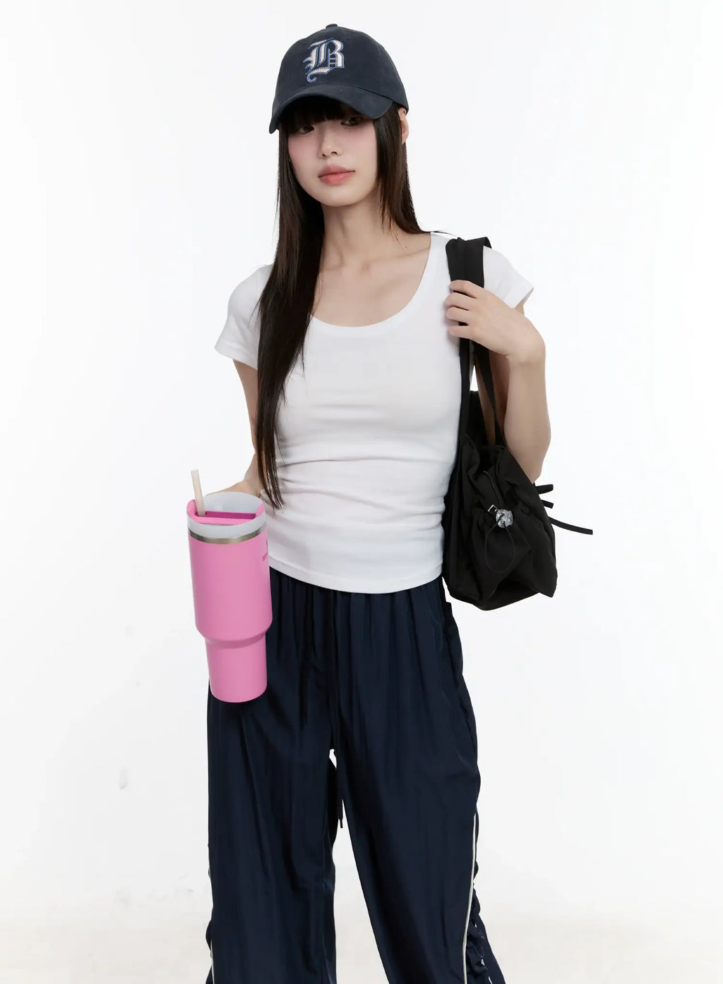 Cotton U-Neck Essential Top CL504