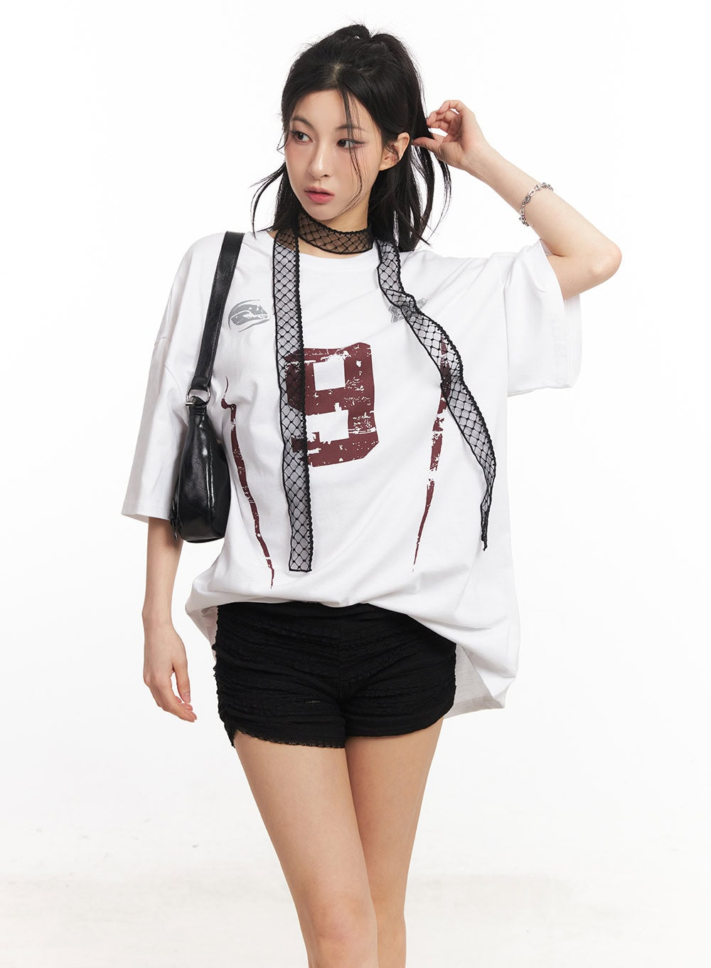 Logo Graphic Oversize T-Shirt CA516