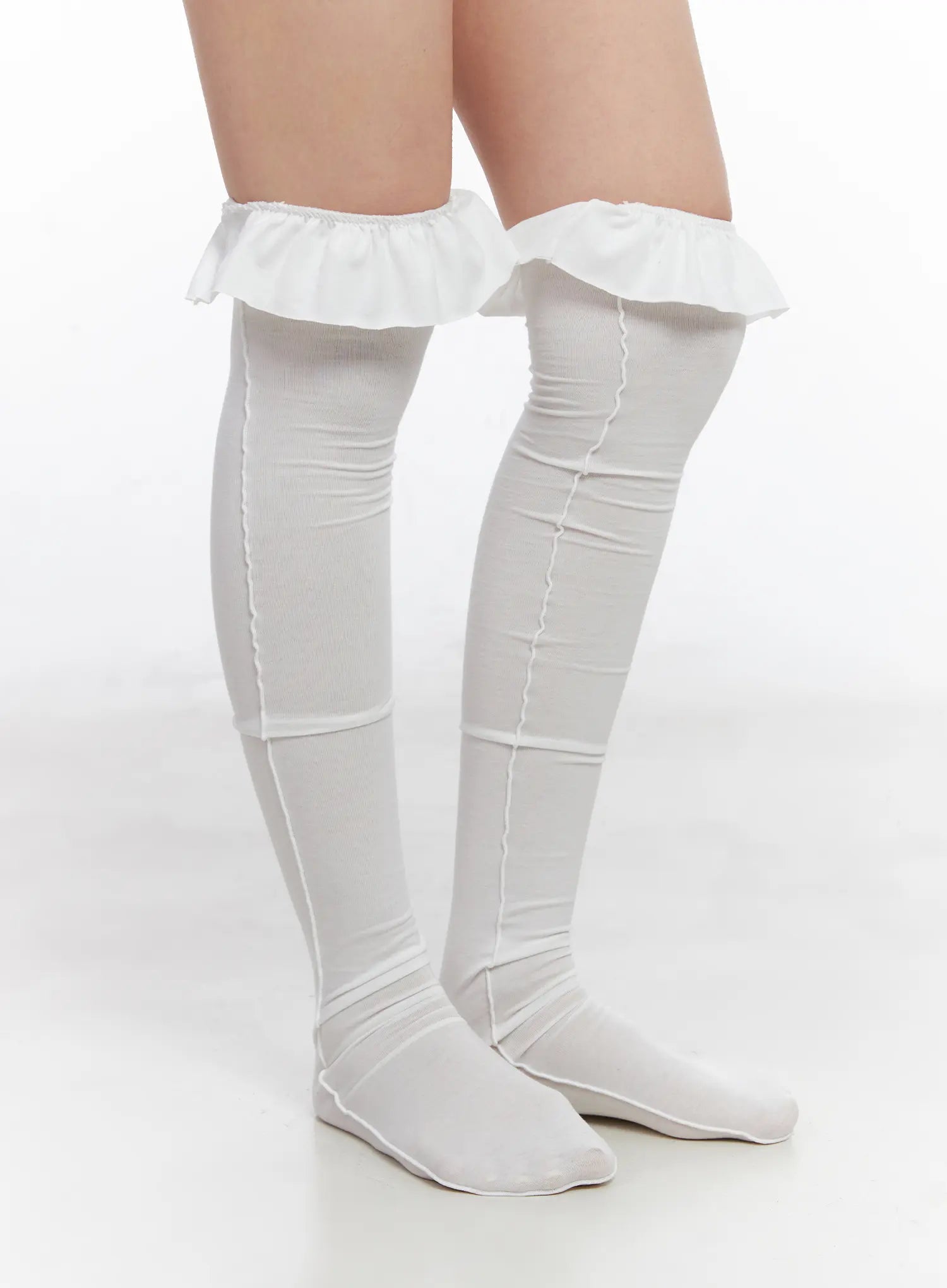 Frilled Long Knee Socks CO507