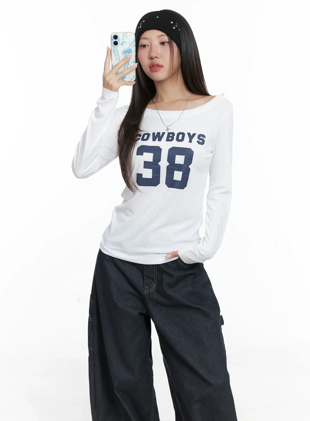 Cowboys Graphic Long Sleeve Tee CS503