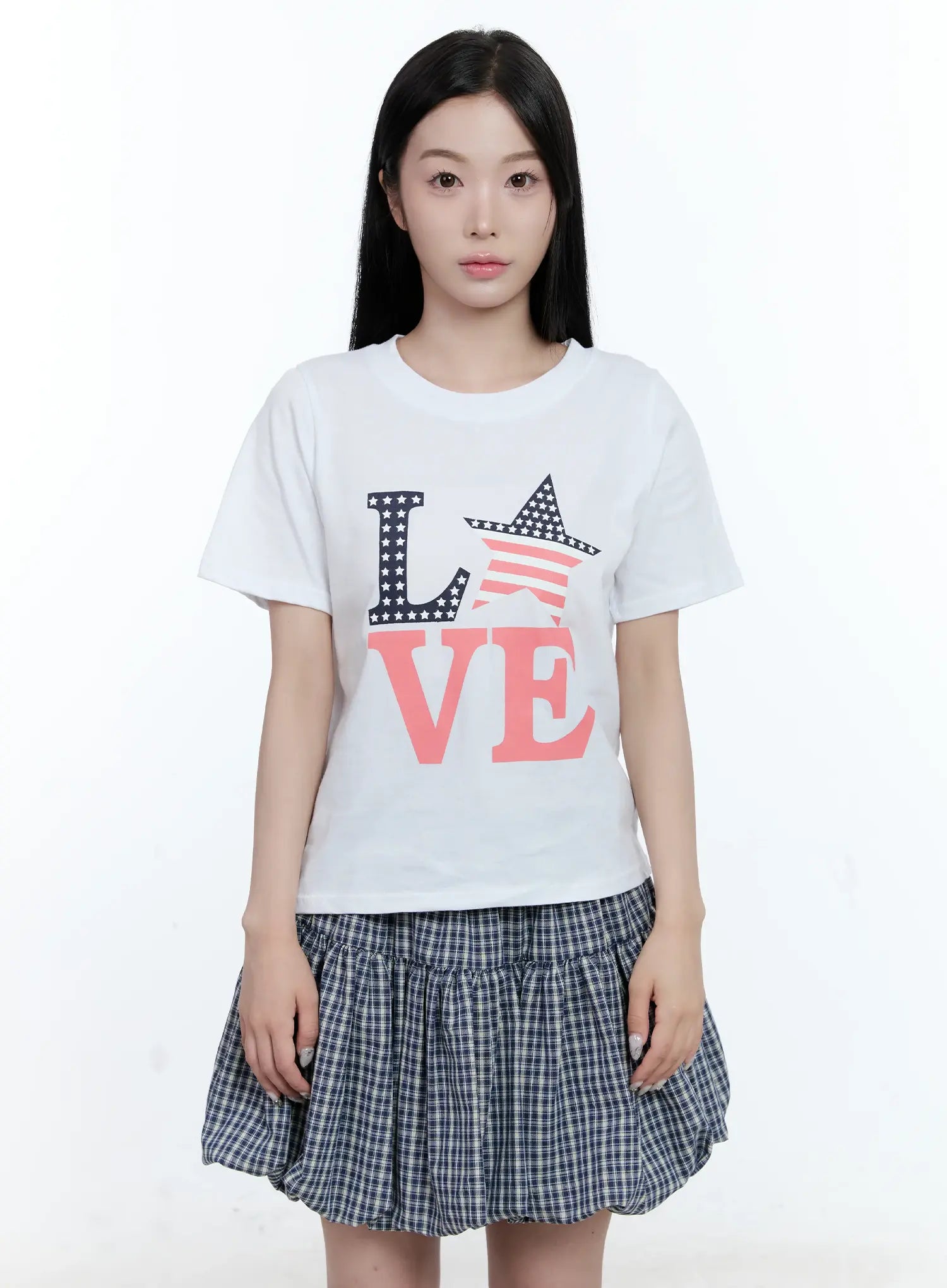 Relaxed-Fit "Love" Graphic T-Shirt CG501