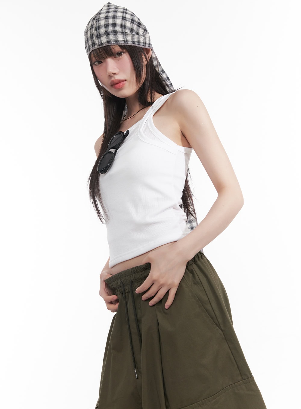 Ribbed Layered Tank Top CY520