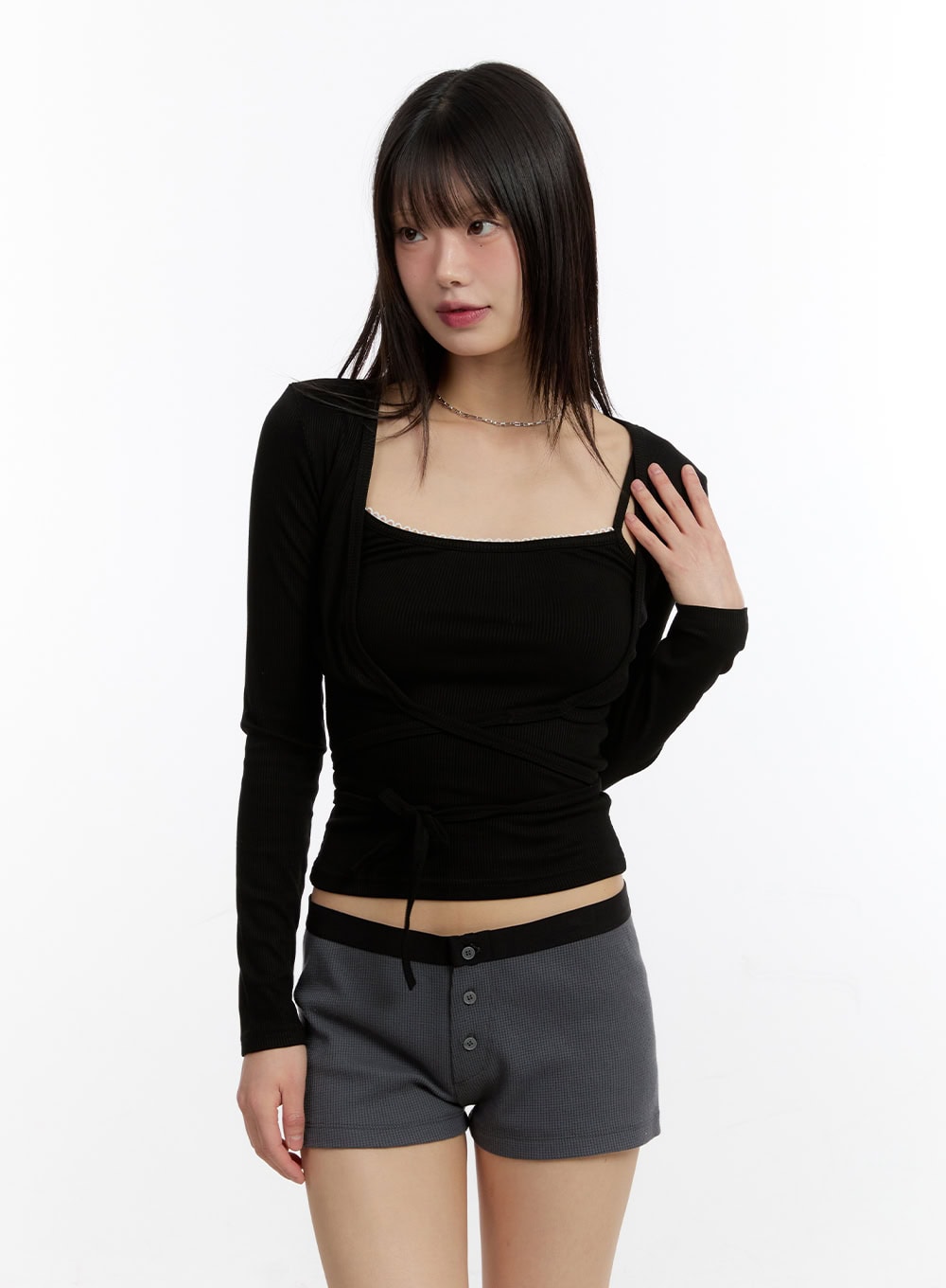 Strap Slim-Fit Bolero CM518