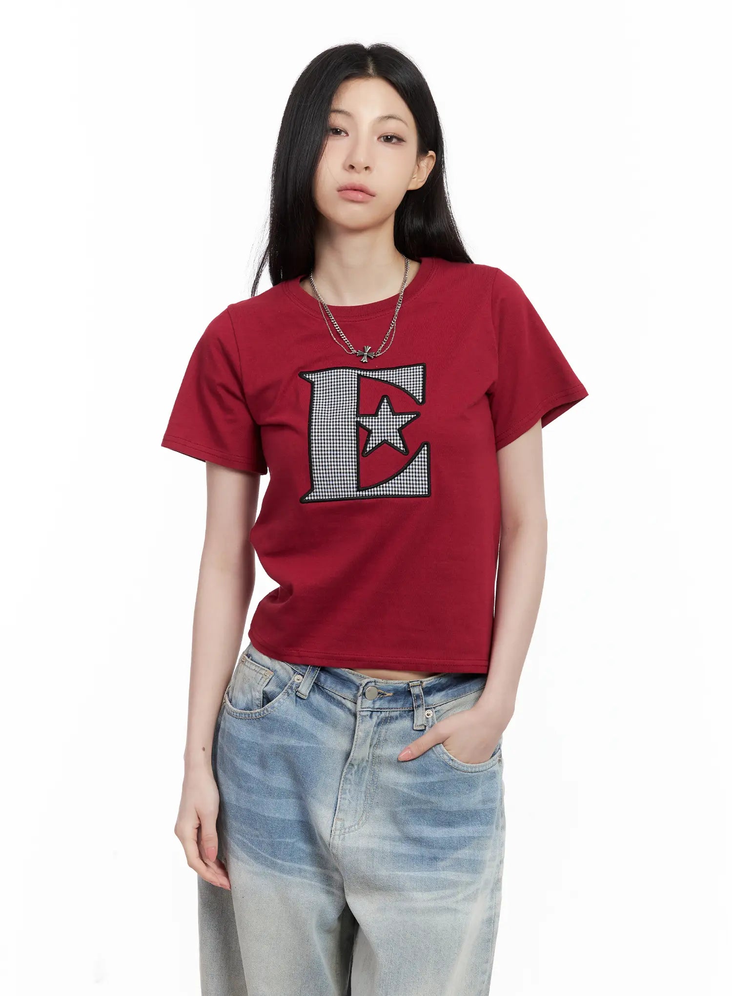 Star Print Casual Tee CL501