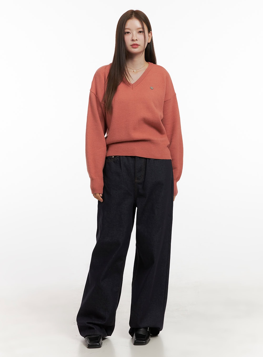 Cozy V-Neck Sweater OD417