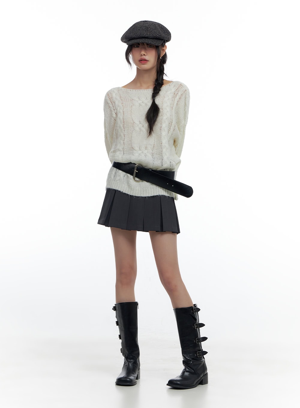 Pleated Perfection Mini Skirt CS420