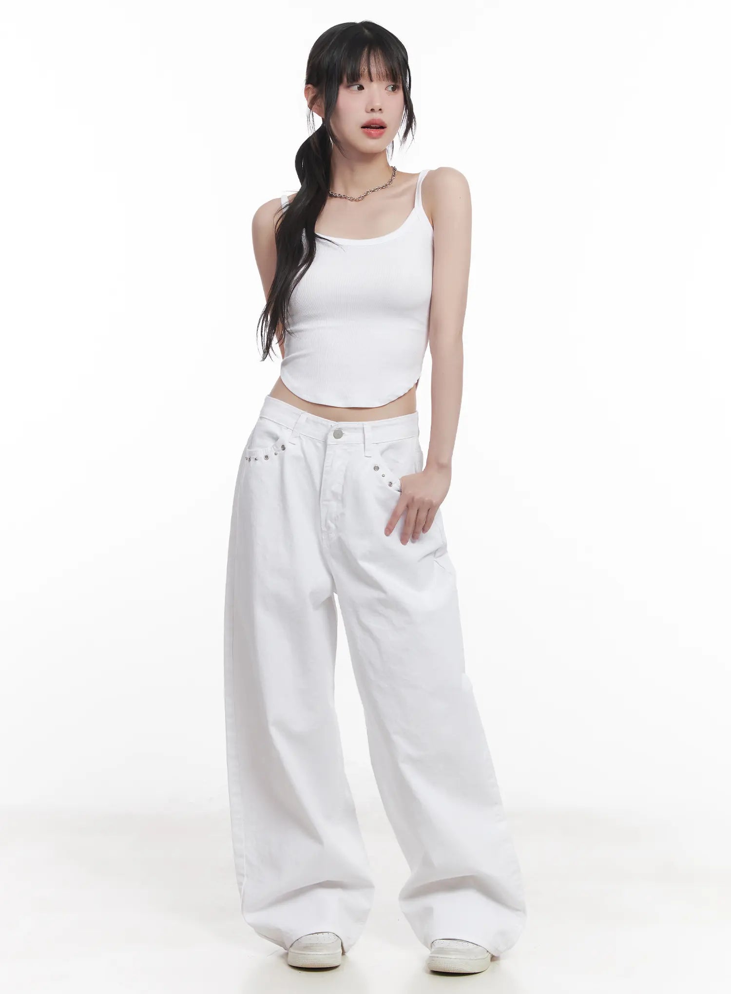 U-Neck Crop Cami Top CU520