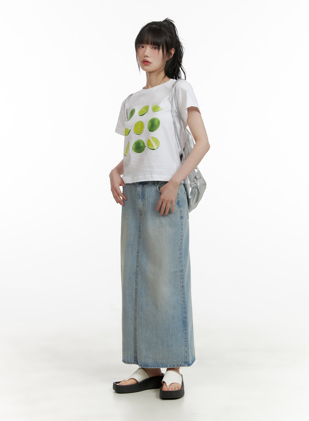 Lemon Lime Crop Tee CU410