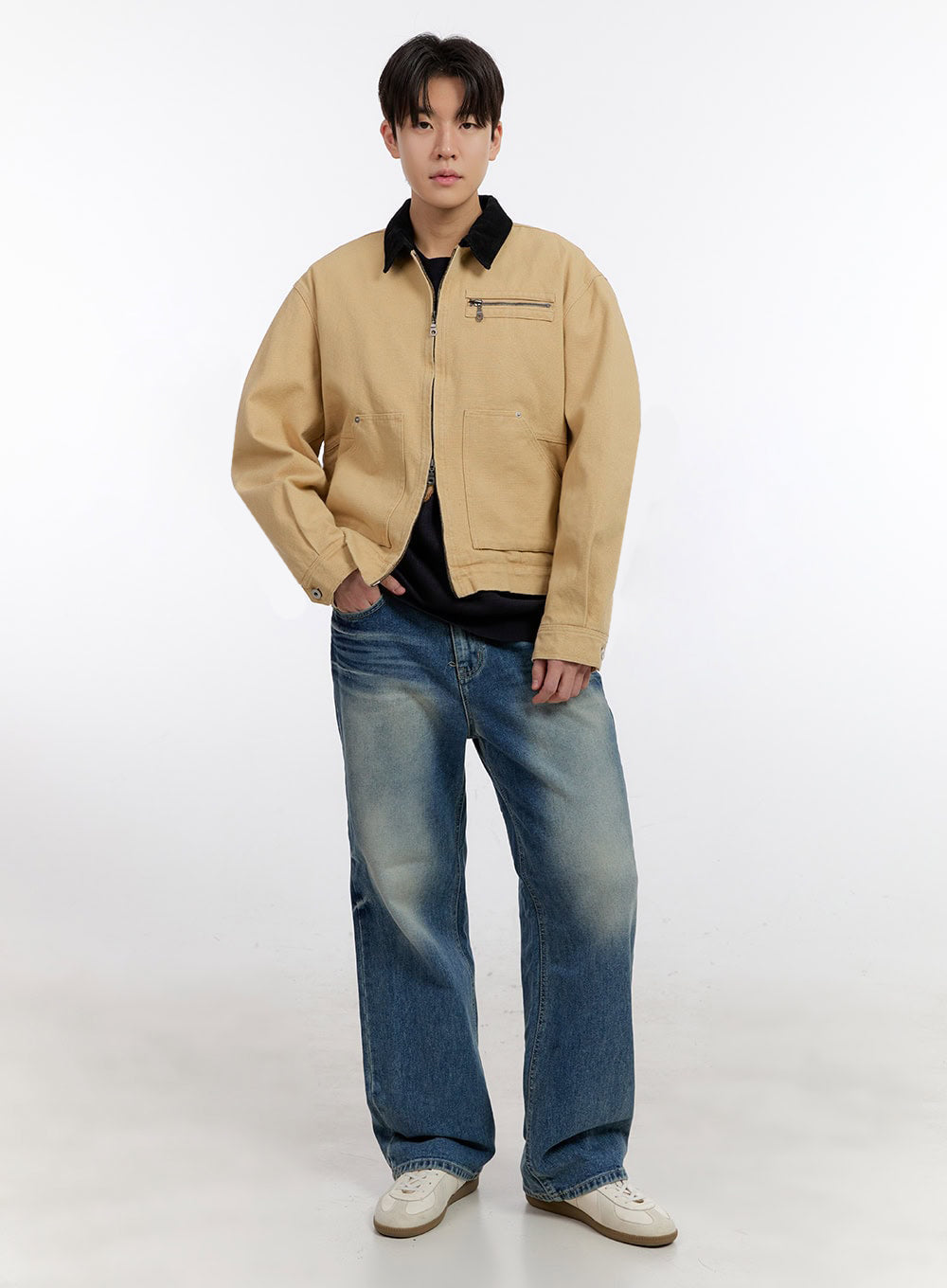 Men's Zip-Up Carpenter Jacket IM525