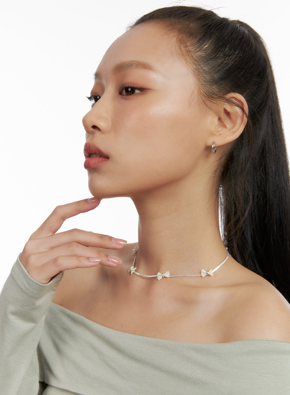 Five Ribbon Necklace IL417