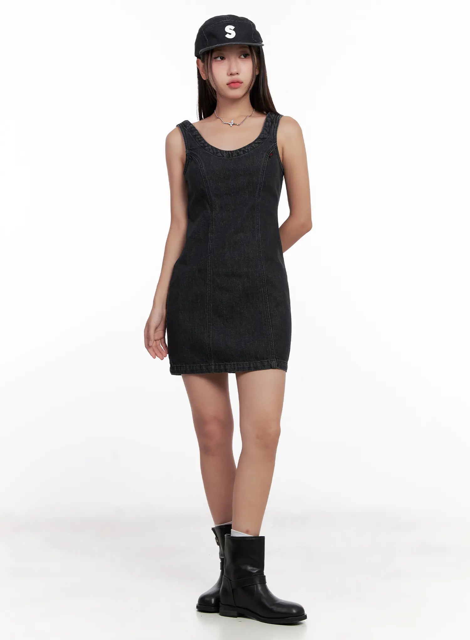 Denim Mini Dress CL521
