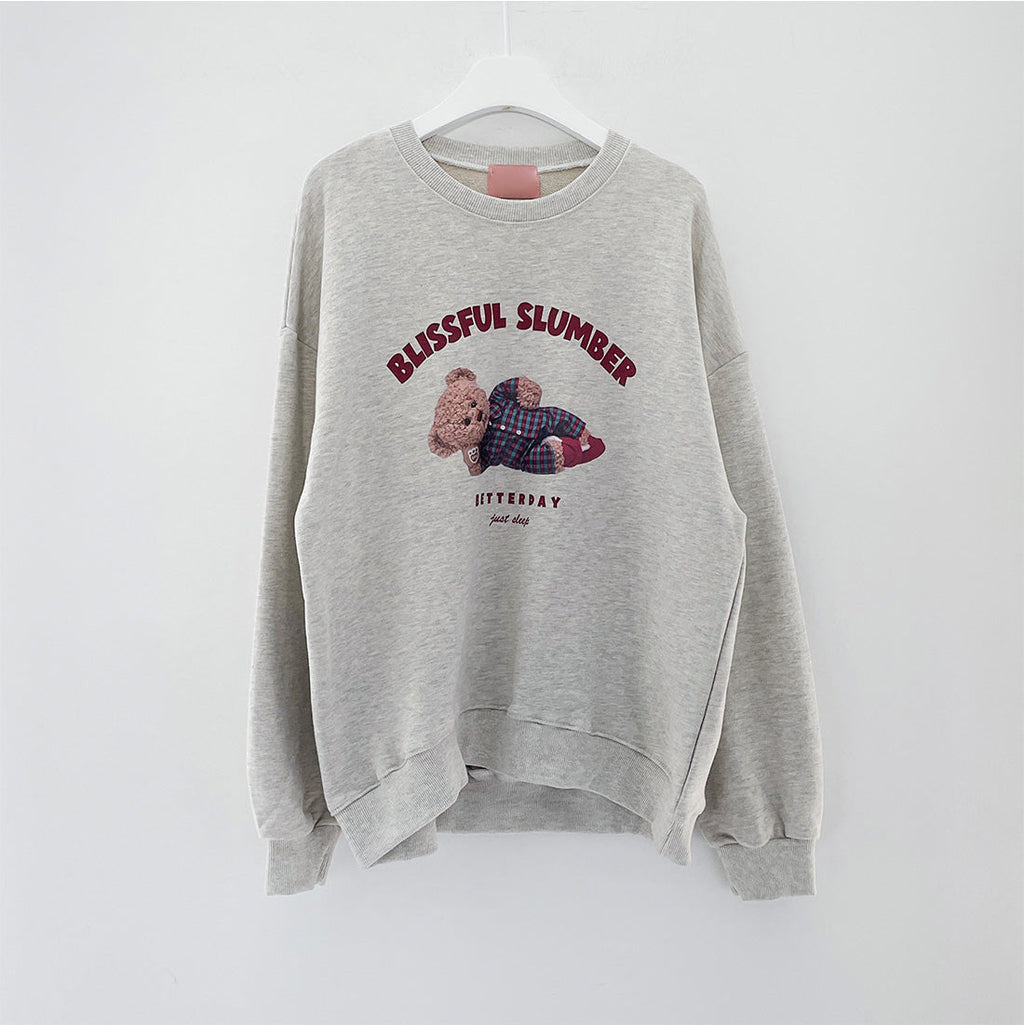 Sleeping Bear Print Sweatshirt
