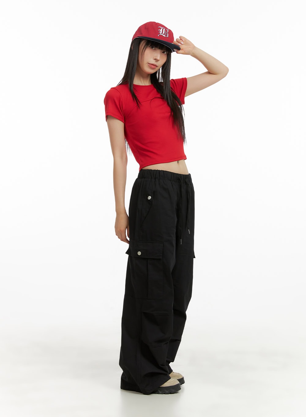 Cargo Wide Leg Pants CU424