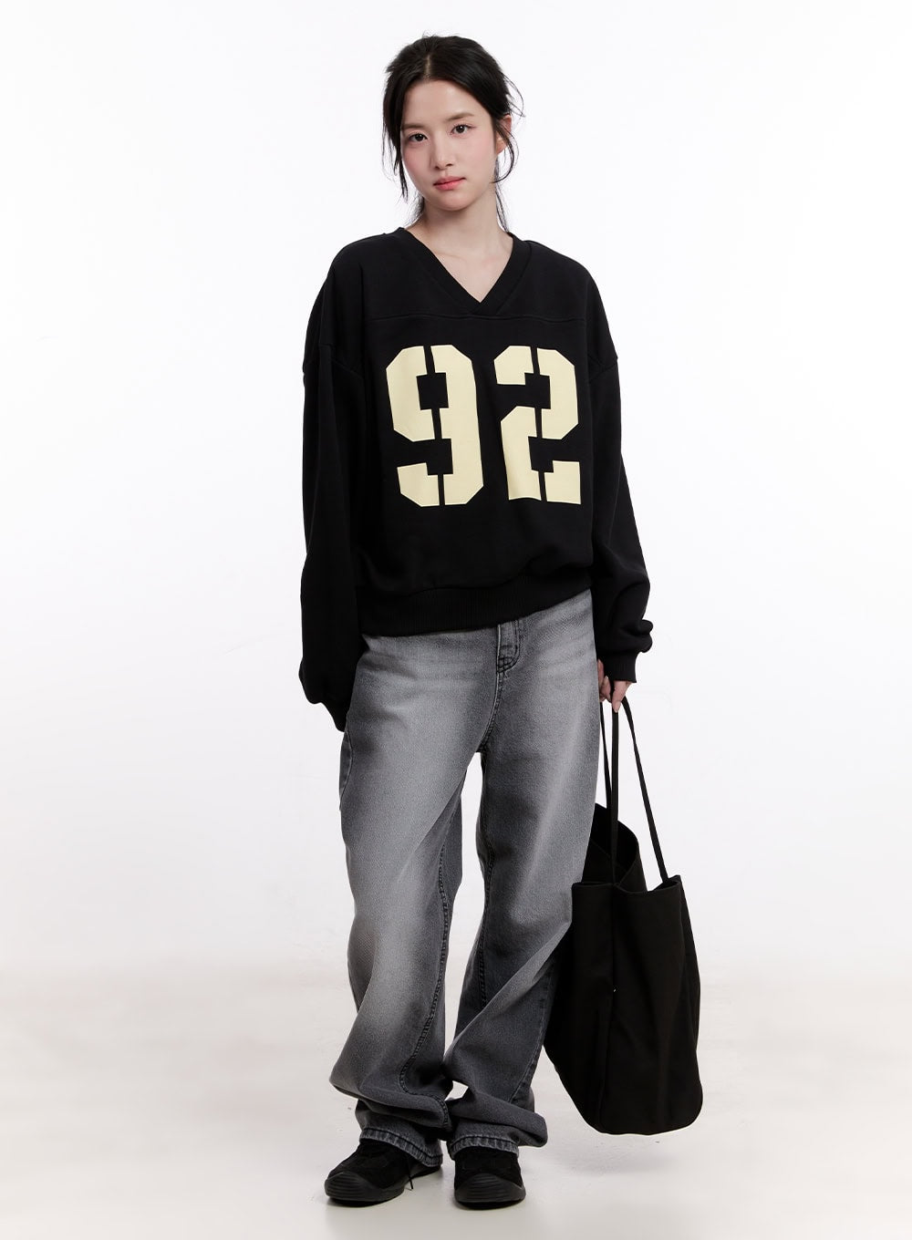 Athena Washed Wide-Leg Jeans CM527