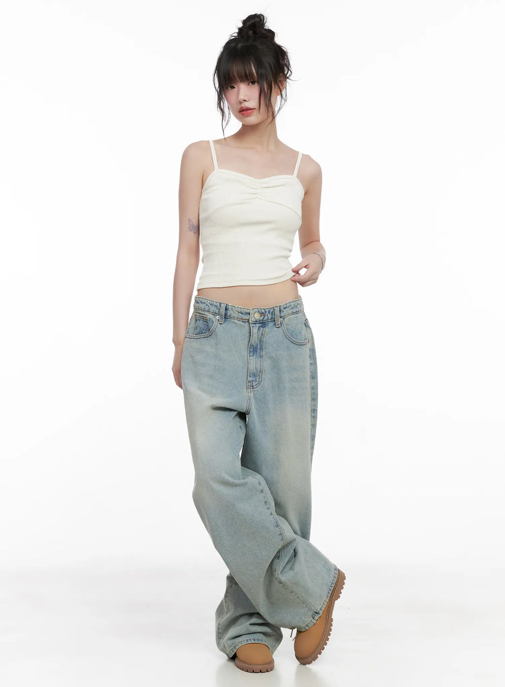 Ribbed Crop Tank Top CG519