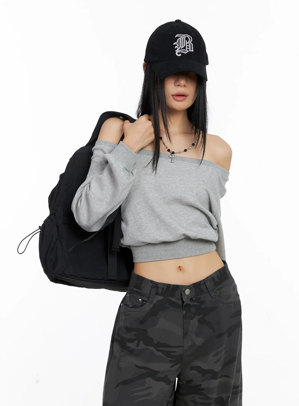 Casual Off-Shoulder Pullover CS511