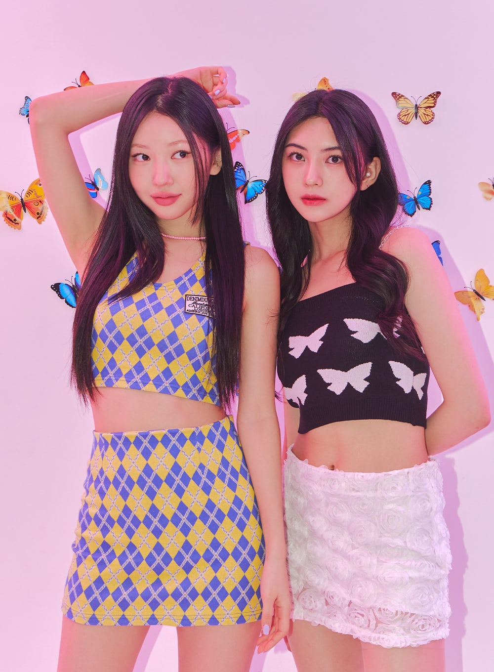 Pinky Beads Necklace BM304