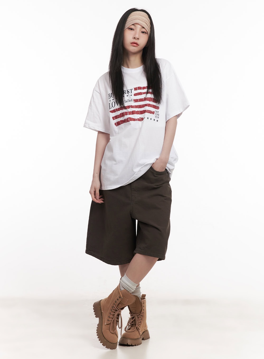 Graphic Oversized Tee CM517