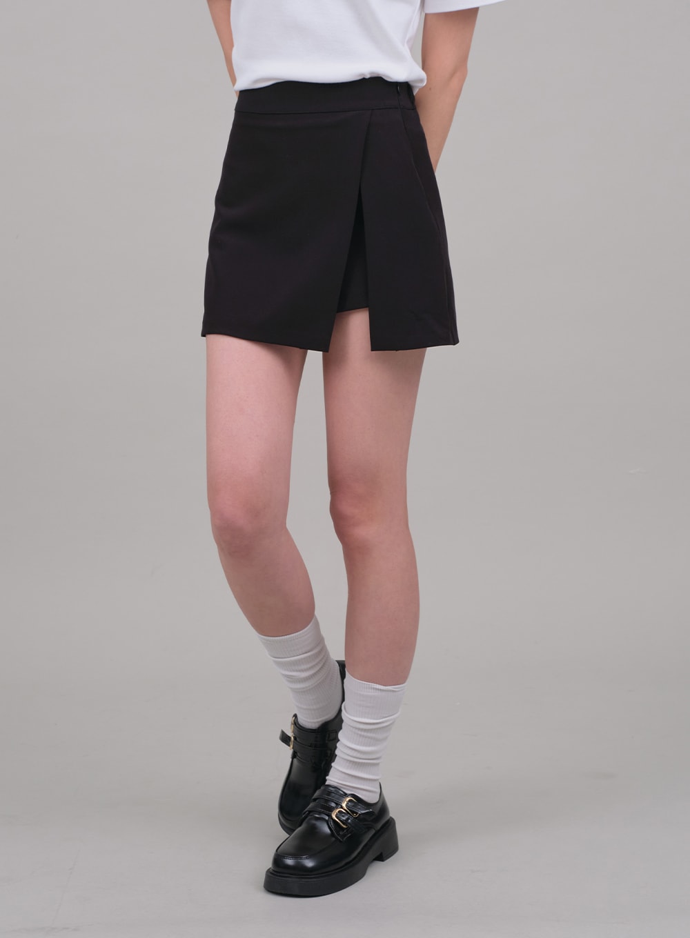Skort with Front Slit C2701