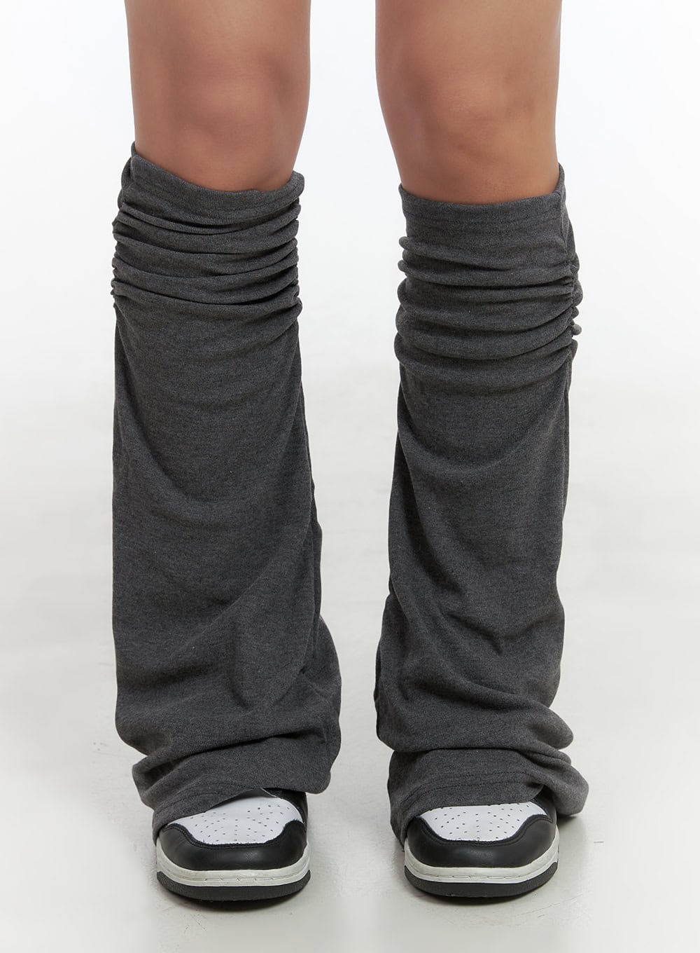 Shirred Cotton Leg Warmers CO404