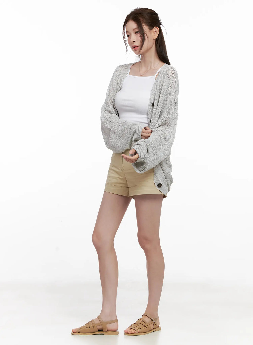 Oversized Summer Knit Cardigan CL523