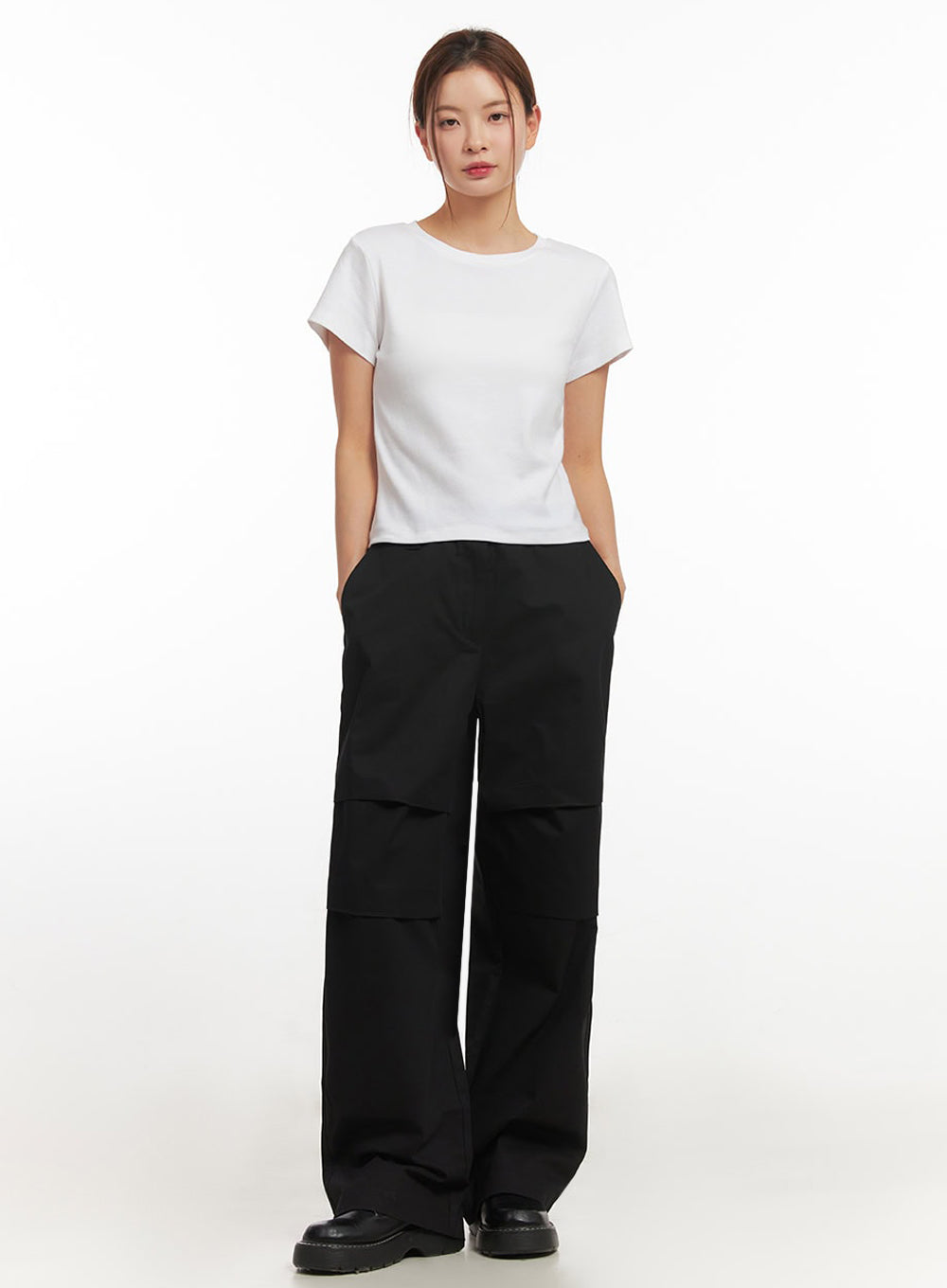 Basic Round Neck Tee IM513