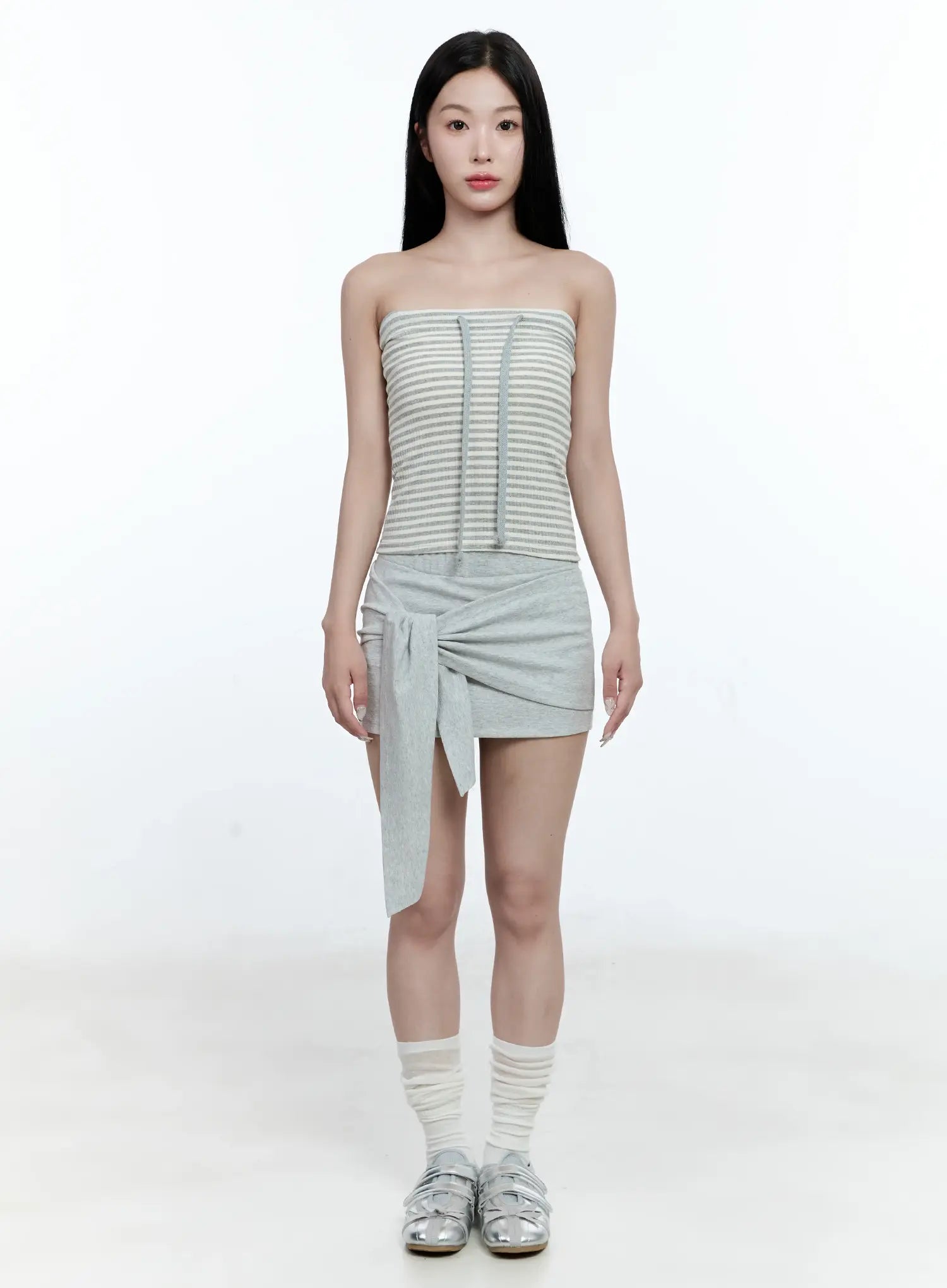 Wrap Ribbon Mini Skirt CG511