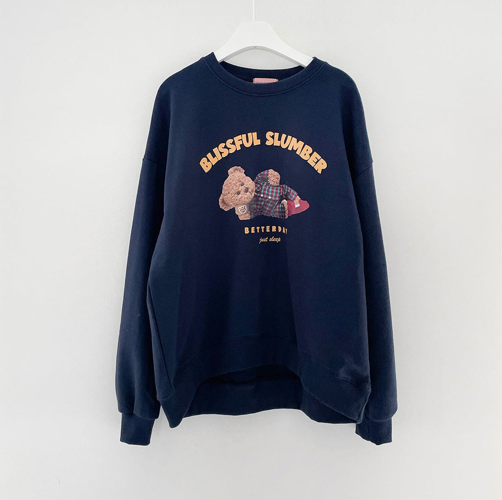 Sleeping Bear Print Sweatshirt