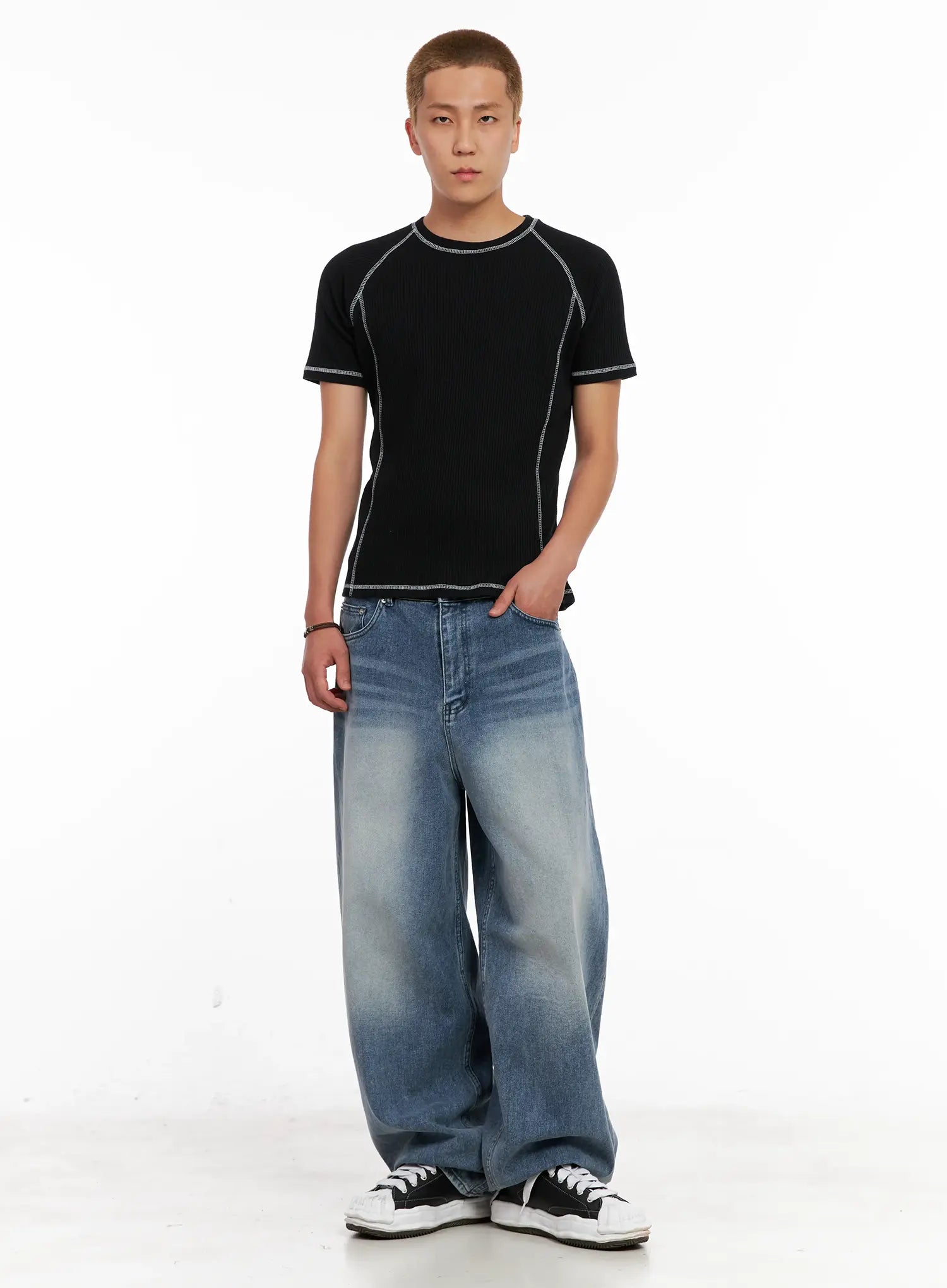 Men's Balloon-Fit Denim Jeans IL518