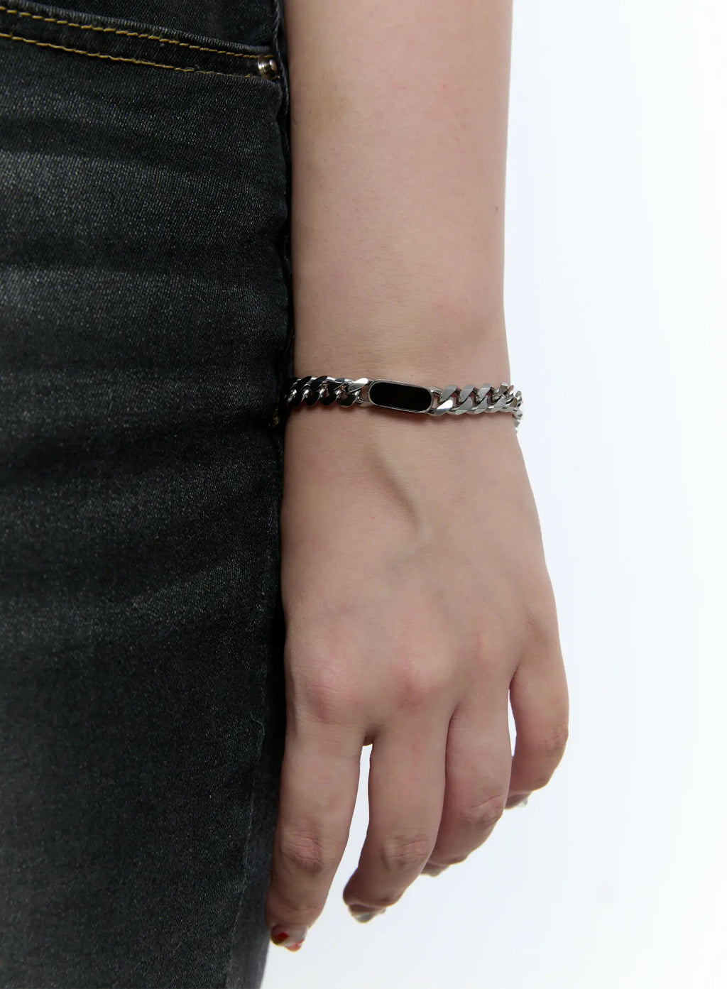 Bold Chain Pendant Bracelet CS512