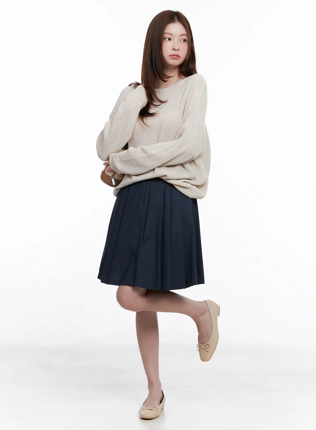 Loose Fit Boat Neck Pullover Knit CG520