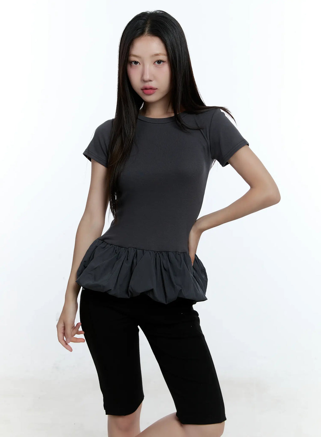 Balloon-Fit Mini Dress CU527