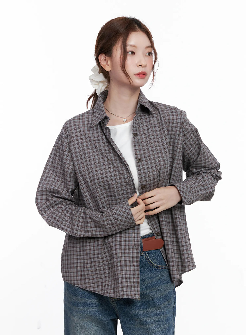 Casual Plaid Button Down Shirt CG520