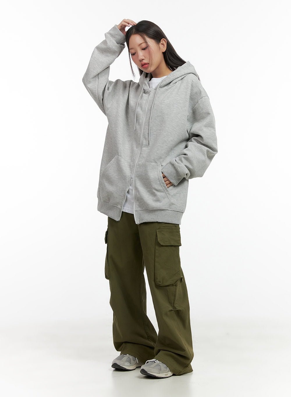 Two-Way Zipper Hoodie CO417